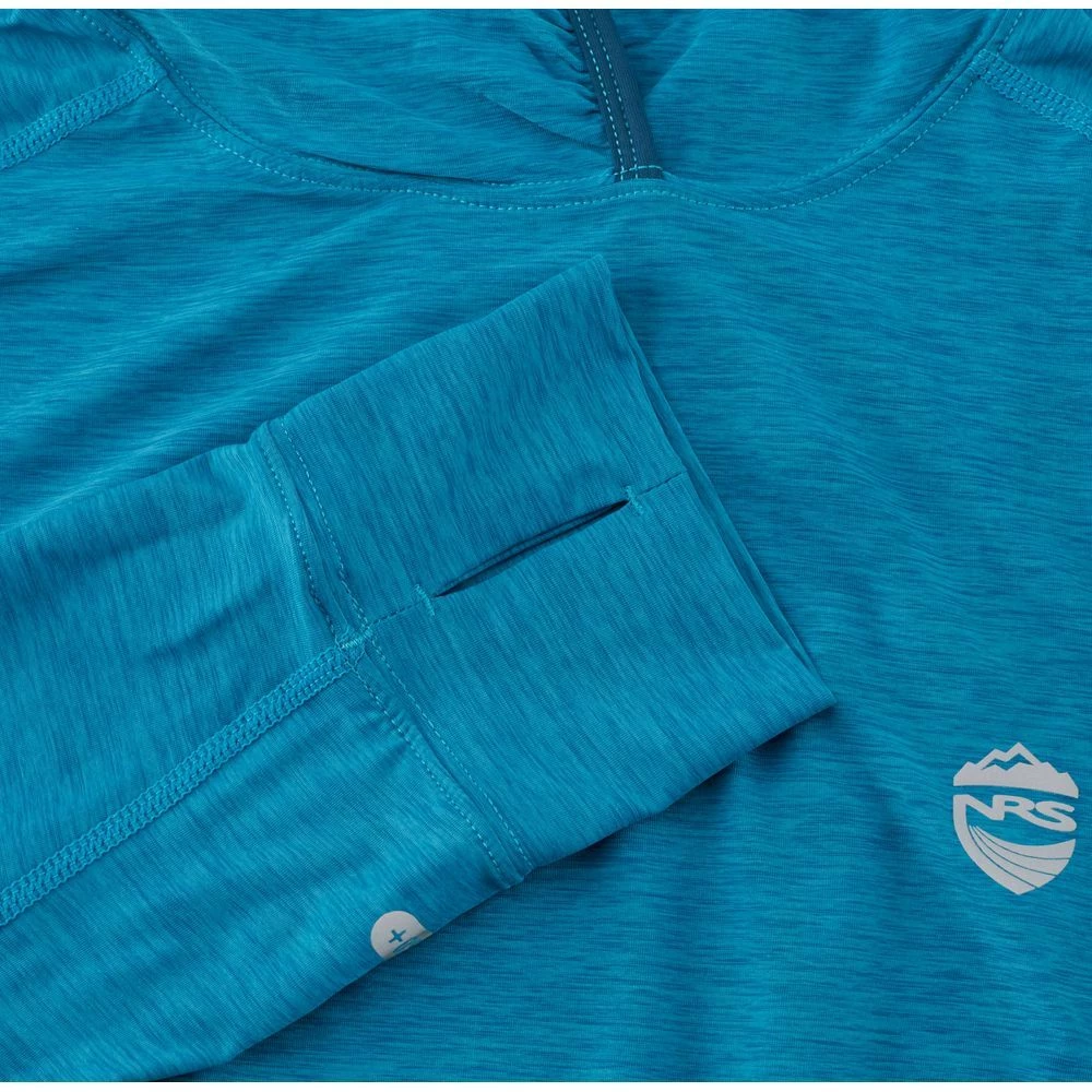 NRS H2Core Silkweight Long Sleeve Top - Fjord 2 NRS H2Core Silkweight Long Sleeve Top - Fjord - Image 2