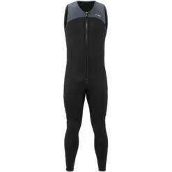 NRS 3.0 Ignitor Front Zip Sleeveless Long John Wetsuit -RED PADDLE CO. Sales 17288 01 black lg front 081220 1000x1000