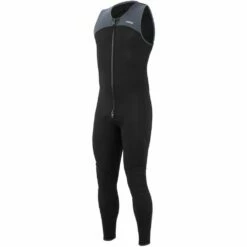NRS 3.0 Ignitor Front Zip Sleeveless Long John Wetsuit -RED PADDLE CO. Sales 17288 01 black lg left 081220 1000x1000