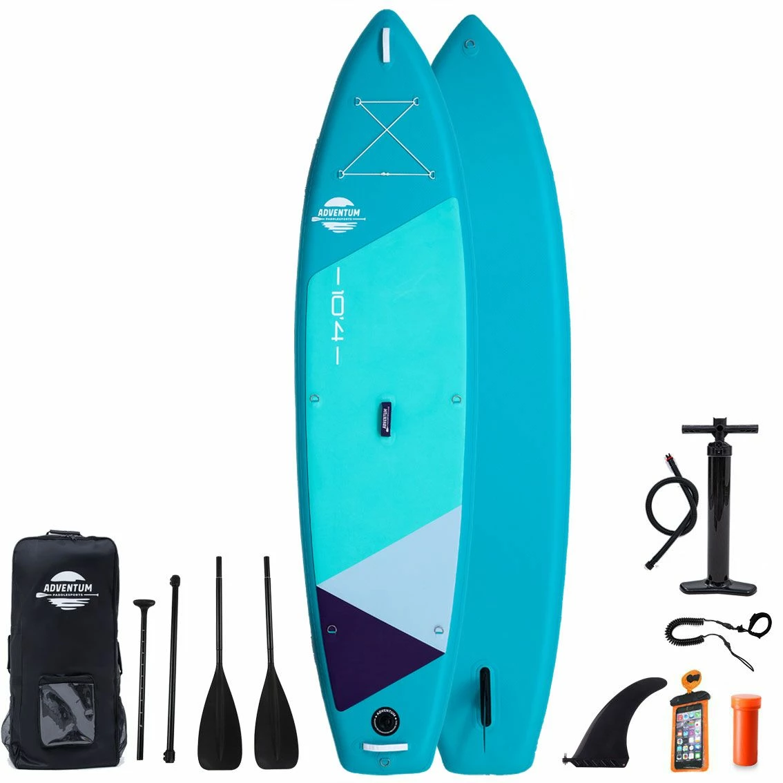 Adventum 10'4 X 31" Paddleboard 2023 - Teal 1 Adventum 10'4 X 31" Paddleboard 2023 - Teal