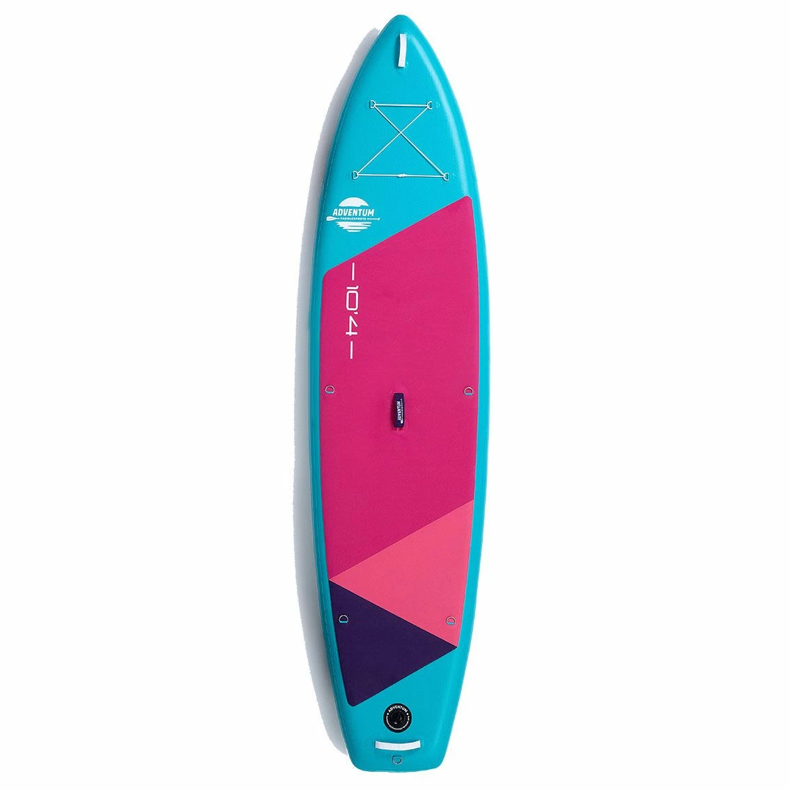 Adventum 10'4 X 31" Paddleboard 2023 - Pink / Teal 4 Adventum 10'4 X 31" Paddleboard 2023 - Pink / Teal - Image 4