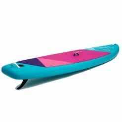 Adventum 10'6 X 32" Paddleboard 2023 - Teal/Pink -RED PADDLE CO. Sales adventum 106 teal pink paddleboard tail