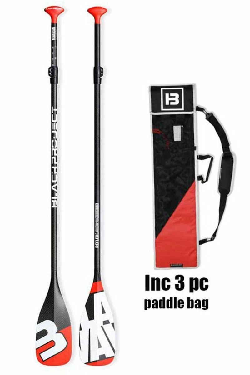 Black Project Lava 90% 3 Piece Adjustable Carbon Paddle - 2023 1 Black Project Lava 90% 3 Piece Adjustable Carbon Paddle - 2023