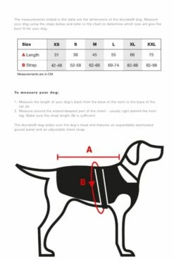 Dryrobe Dog Coat - Black Camo Pink 9 Dryrobe Dog Coat - Black Camo Pink -RED PADDLE CO. Sales dryrobe dog jacket size guide