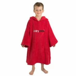 Dryrobe Towelling Changing Robe - Red -RED PADDLE CO. Sales dryrobe red towel.8
