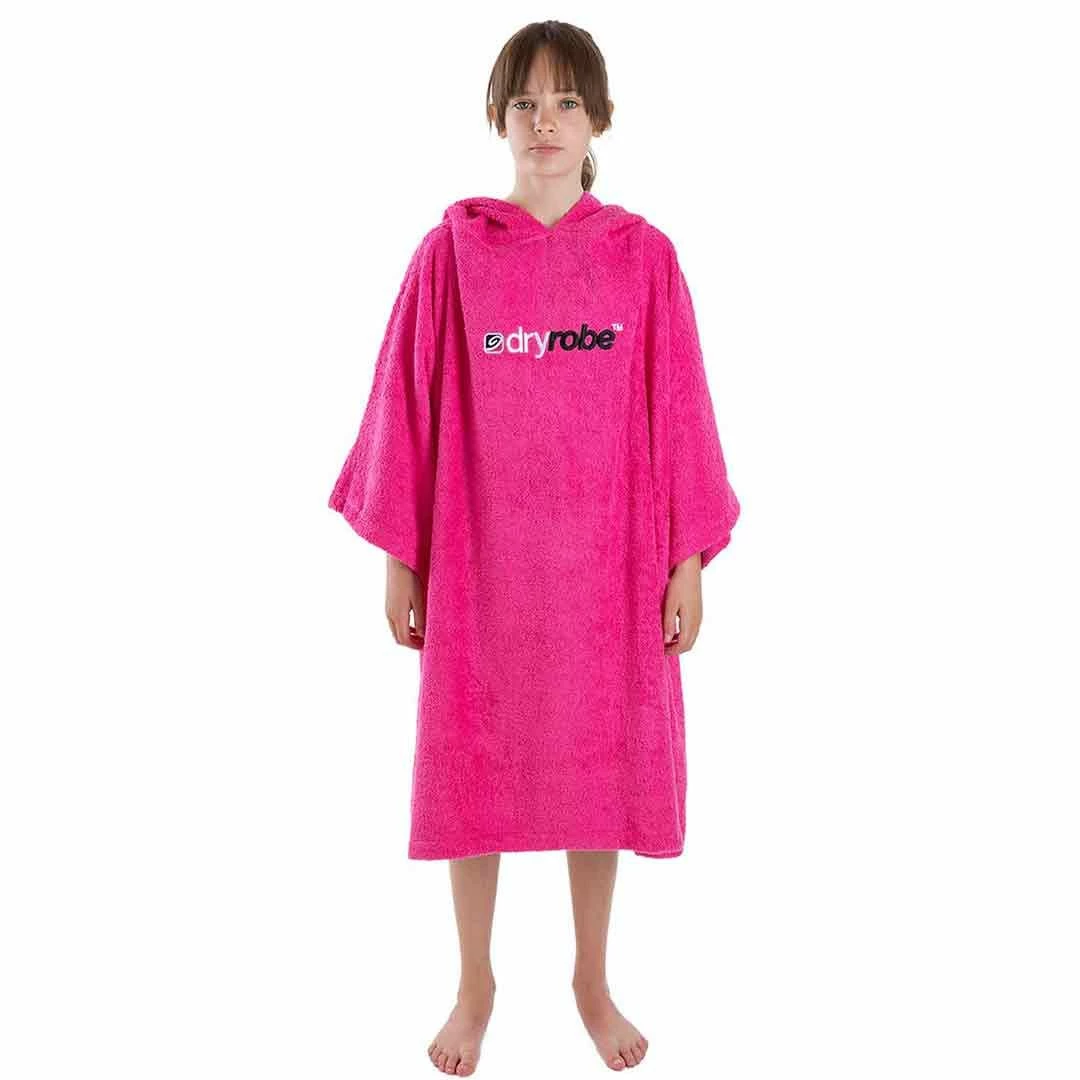 Dryrobe Towelling Changing Robe - Pink 5 Dryrobe Towelling Changing Robe - Pink - Image 5