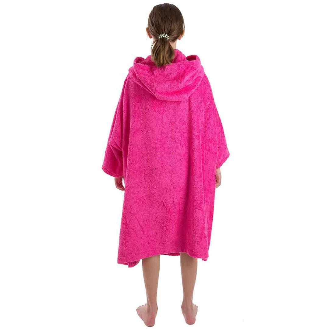 Dryrobe Towelling Changing Robe - Pink 4 Dryrobe Towelling Changing Robe - Pink - Image 4