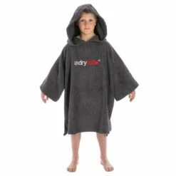 Dryrobe Towelling Changing Robe - Grey 7 Dryrobe Towelling Changing Robe - Grey -RED PADDLE CO. Sales dryrobe towelling robe slate grey 1