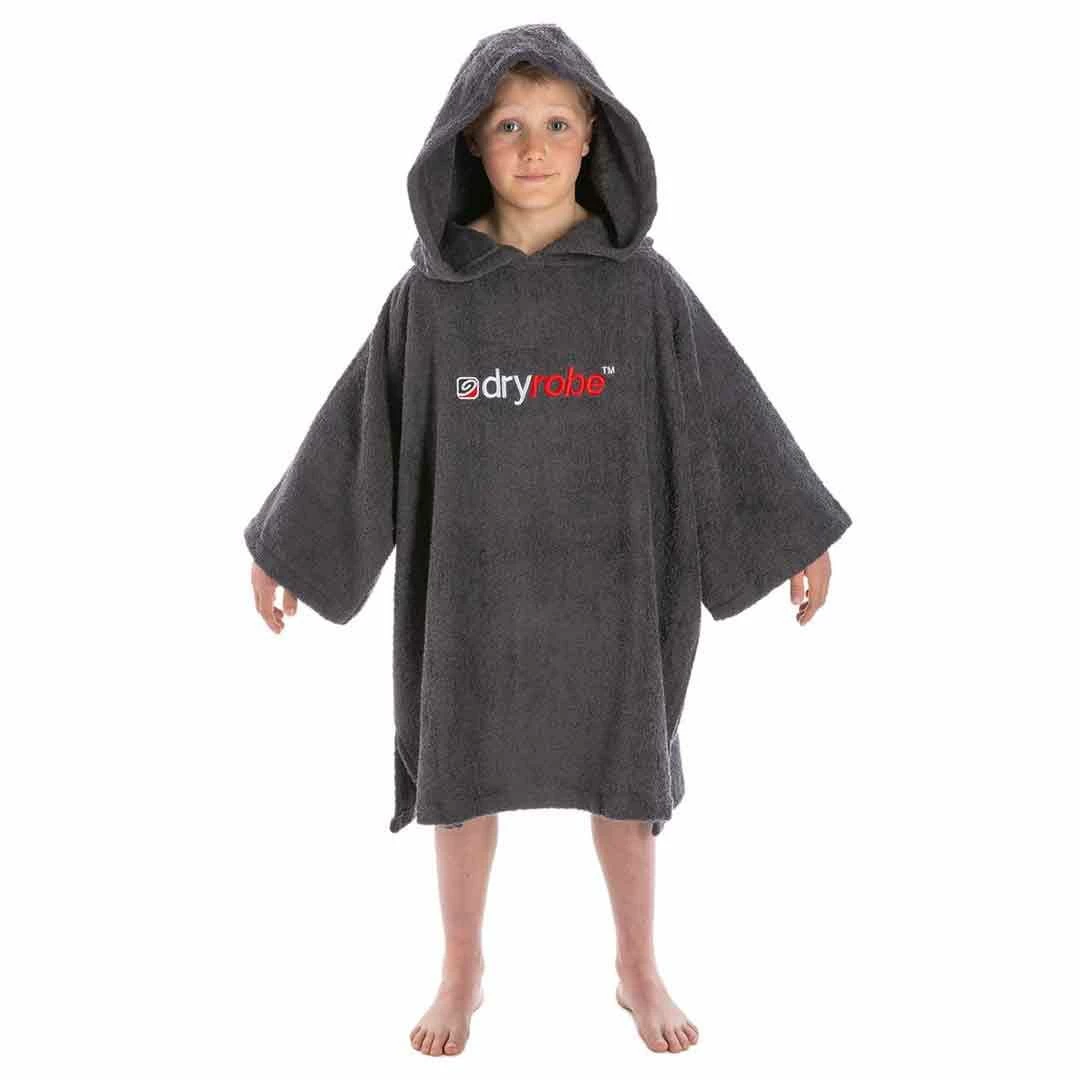 Dryrobe Towelling Changing Robe - Grey 4 Dryrobe Towelling Changing Robe - Grey - Image 4