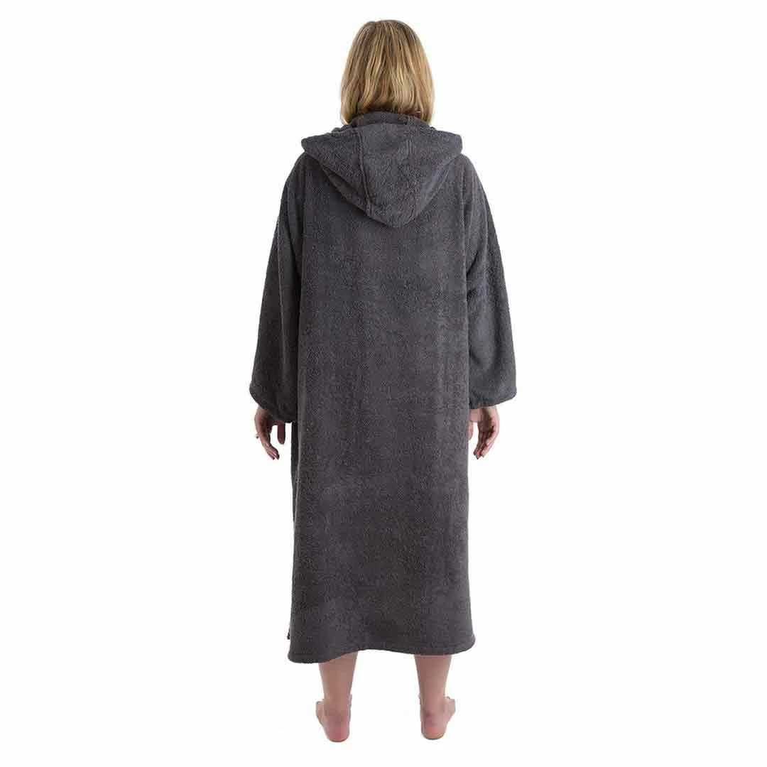 Dryrobe Towelling Changing Robe - Grey 2 Dryrobe Towelling Changing Robe - Grey - Image 2