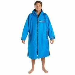 Dryrobe Long Sleeve - Cobalt Blue / Black -RED PADDLE CO. Sales dryrobe advance long sleeve cobalt blue black man