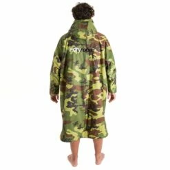 Dryrobe Long Sleeve - Camo / Grey -RED PADDLE CO. Sales dryrobe camo grey long sleeve large mens back