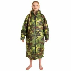 Dryrobe Long Sleeve - Camo / Grey -RED PADDLE CO. Sales dryrobe camo grey long sleeve medium womens