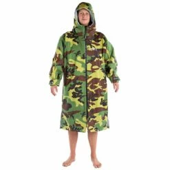 Dryrobe Long Sleeve - Camo / Grey -RED PADDLE CO. Sales dryrobe camo grey long sleeve small womens hood