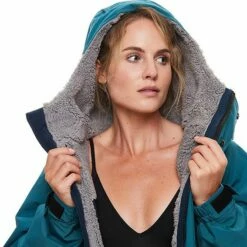 Red Original Pro Changing EVO Jacket - Long Sleeve - Teal -RED PADDLE CO. Sales evo longsleeve teal female hoody