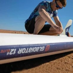 Gladiator Elite LT 12'6 X 29" Paddleboard 2023 23 Gladiator Elite LT 12'6 X 29" Paddleboard 2023 -RED PADDLE CO. Sales gladiator elite honeycombe touring fin and side of board