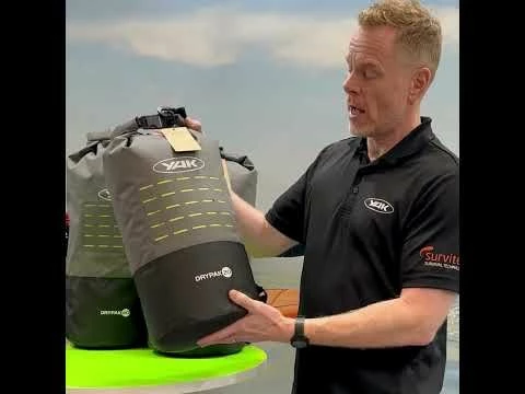 Yak DryPak Dry Bag Heavy Duty With Molle Slots 40L - Grey 2 Yak DryPak Dry Bag Heavy Duty With Molle Slots 40L - Grey - Image 2