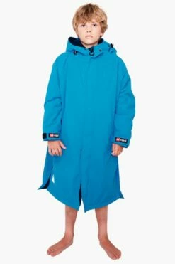 Red Original Kids Waterproof Changing Robe - Marine Blue -RED PADDLE CO. Sales kids marine blue changing robe 1