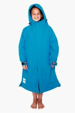 Red Original Kids Waterproof Changing Robe - Marine Blue