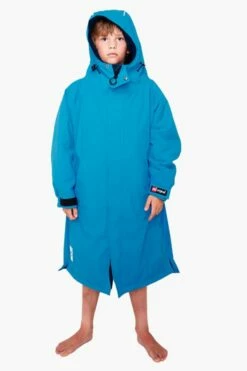 Red Original Kids Waterproof Changing Robe - Marine Blue -RED PADDLE CO. Sales kids marine blue changing robe 3