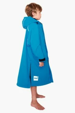 Red Original Kids Waterproof Changing Robe - Marine Blue -RED PADDLE CO. Sales kids marine blue changing robe 6