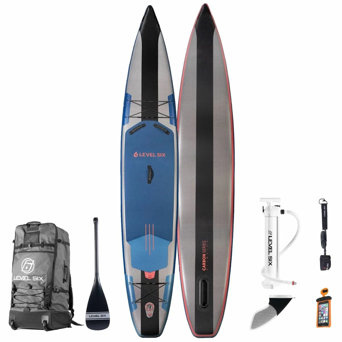 Level Six Carbon 14'0 X 28" X 4.7 Paddle Board 1 Level Six Carbon 14'0 X 28" X 4.7 Paddle Board