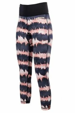 Mystic Dazzled Lycra SUP 3/4 Legging - Salmon Pink/Black
