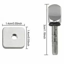 Touring SUP Flexi Fin For Any US Fin Box - Grey 11 Touring SUP Flexi Fin For Any US Fin Box - Grey -RED PADDLE CO. Sales nut and bolt measurments 1