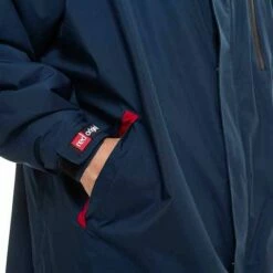 Red Original Pro Changing EVO Jacket - Long Sleeve - Navy 25 Red Original Pro Changing EVO Jacket - Long Sleeve - Navy -RED PADDLE CO. Sales red original evo navy changing robe 2022 side pocket detail