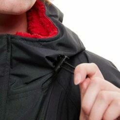 Red Original Changing EVO Jacket - Long Sleeve - Grey -RED PADDLE CO. Sales red original grey hood toggle detail