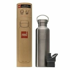 Red Original Silver Insulated Drinks Bottle