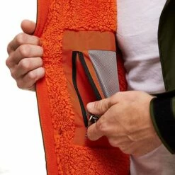 Red Original Pro Changing EVO Jacket - Long Sleeve - Parker Green -RED PADDLE CO. Sales red original pro changing evo inside jacket detail