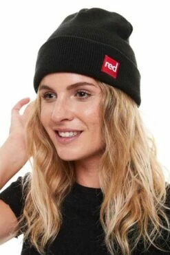 Red Original Voyager Beanie - Charcoal