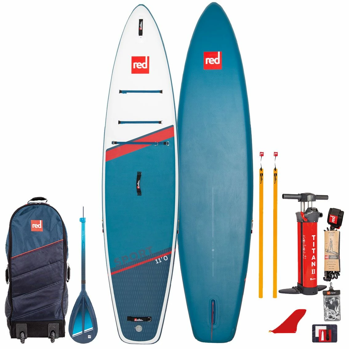 Red Paddle Co. Red Paddle Co Sport 11'0 X 30" Paddleboard Package - 2022 1 Red Paddle Co. Red Paddle Co Sport 11'0 X 30" Paddleboard Package - 2022