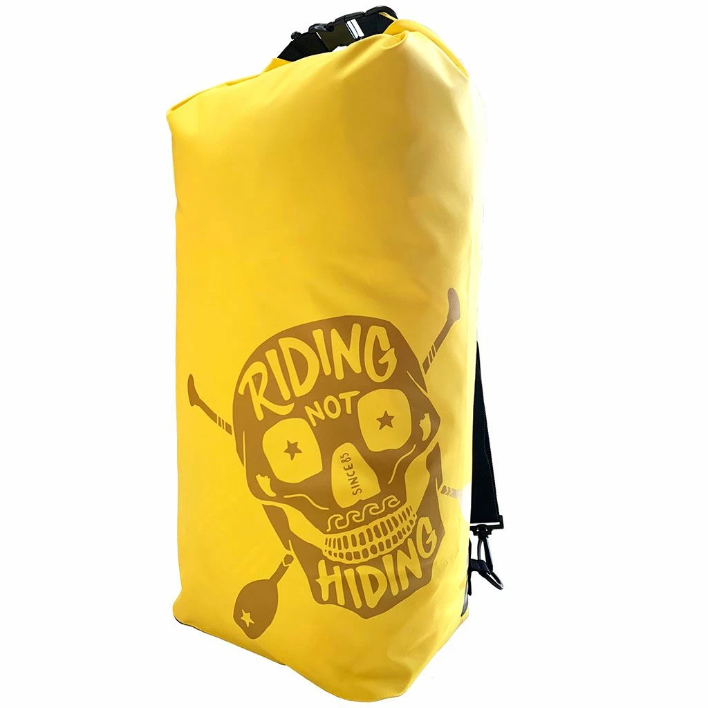 35 Ltr Roll Top Dry Bag By Riding Not Hiding - Yellow 1 35 Ltr Roll Top Dry Bag By Riding Not Hiding - Yellow