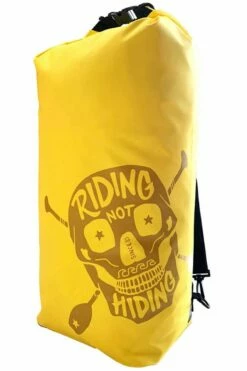 35 Ltr Roll Top Dry Bag By Riding Not Hiding - Yellow 9 35 Ltr Roll Top Dry Bag By Riding Not Hiding - Yellow -RED PADDLE CO. Sales rnh 35l dry back pack yellow front 1