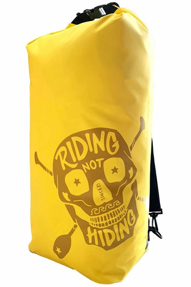 35 Ltr Roll Top Dry Bag By Riding Not Hiding - Yellow 5 35 Ltr Roll Top Dry Bag By Riding Not Hiding - Yellow - Image 5