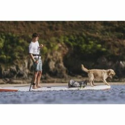 Shark T 12'6 X 30'' X 6" Paddleboard -RED PADDLE CO. Sales shark sup touring paddle board with dog 1