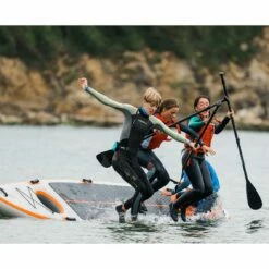 Shark Family Tandem 15'2 X 36'' Paddleboard 2022 -RED PADDLE CO. Sales shark sups lifestyle board family9