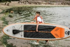 Shark All-round Kids 9'6 X 27" Paddleboard 2023 -RED PADDLE CO. Sales shark sups lifestyle board all round kids2