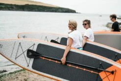 Shark T 12'6 X 30" X 5" Paddleboard 2023 -RED PADDLE CO. Sales shark sups lifestyle board touring2