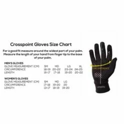 Showers Pass Crosspoint Waterproof Windproof Gloves - Ladies -RED PADDLE CO. Sales shower pass glove size guide 1