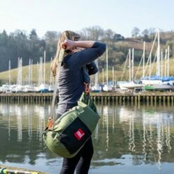 Red Original PRO Changes Robe Stash Bag - Parker Green -RED PADDLE CO. Sales stash bag green lifestyle 01