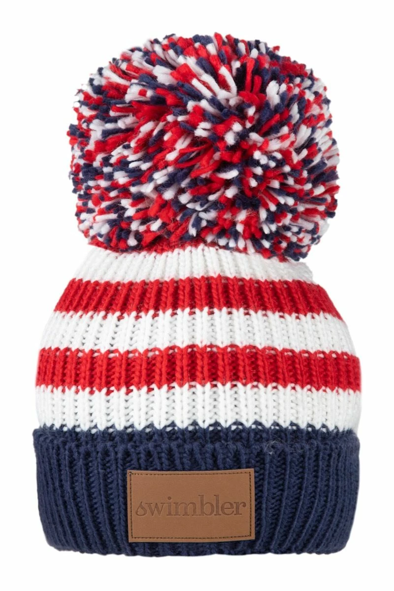 Swimbler Waterproof Bobble Hat - Wally 1 Swimbler Waterproof Bobble Hat - Wally