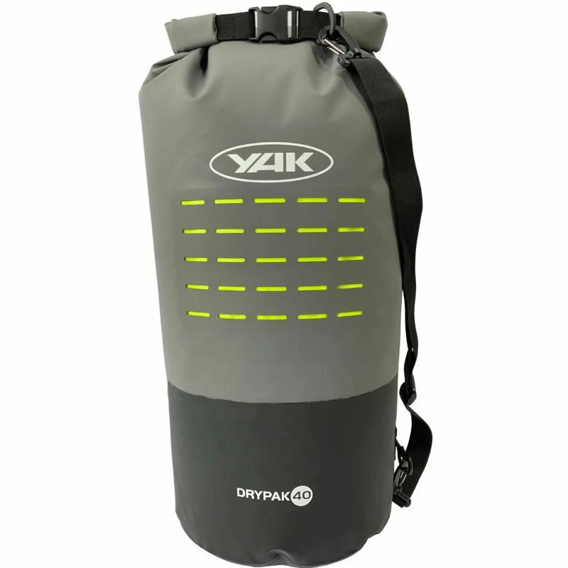 Yak DryPak Dry Bag Heavy Duty With Molle Slots 40L - Grey 1 Yak DryPak Dry Bag Heavy Duty With Molle Slots 40L - Grey